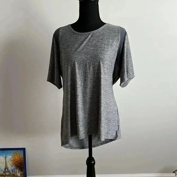 Champion Tops - 2x Workout Tees; grey and pink